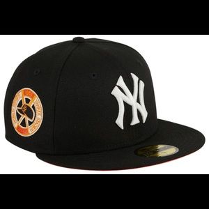New York Yankees Glow My God 1961 World Series Patch Hat Club Fitted